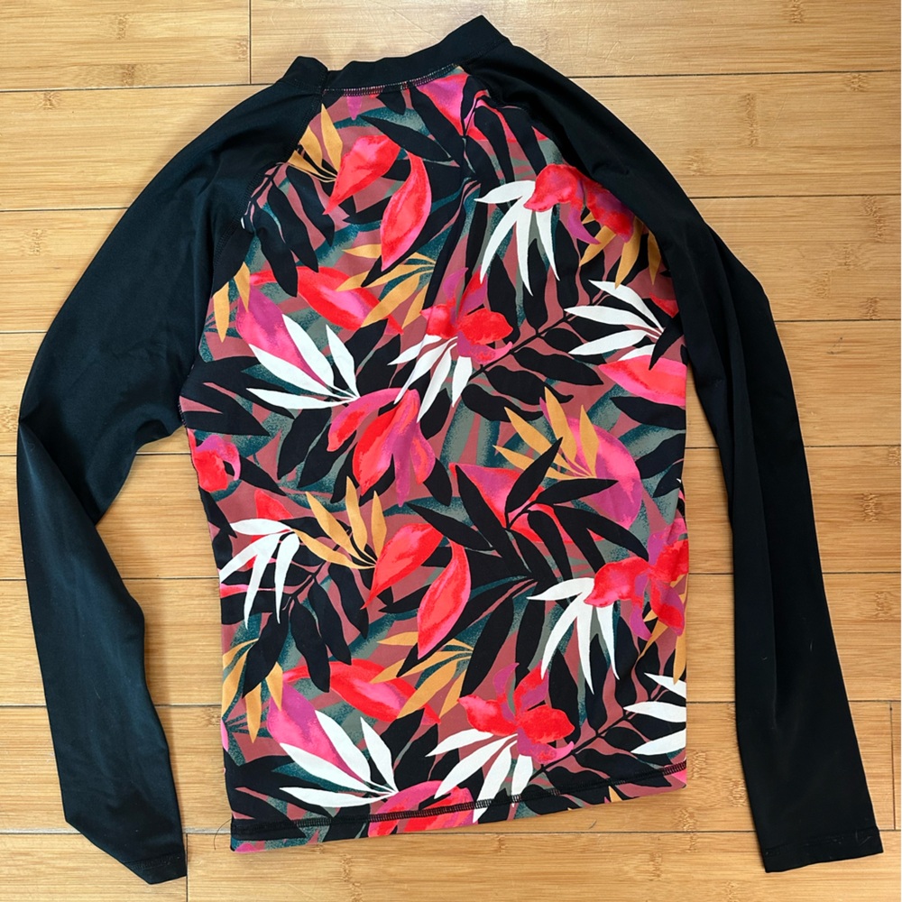 Billabong Colorful Geometric Rash Guard M - Picture 3 of 3